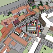 Il mio progetto del corso: Disegno e modellazione di spazi urbani con AutoCAD e SketchUp (Piazza Alcide de Gasperi, Padova, Italia). Architecture, L, scape Architecture, 3D Modeling, Digital Architecture, Architectural Illustration, and ArchVIZ project by Francesca Martin - 06.13.2022