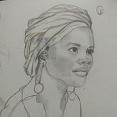 My project for course: Portrait Sketchbooking: Explore the Human Face. Sketching, Drawing, Portrait Drawing, Artistic Drawing, and Sketchbook project by khutcherson6691 - 06.13.2022