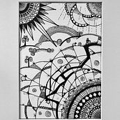 My project for course: The Art of Mandala Drawing: Create Geometric Patterns Ein Projekt aus dem Bereich Zeichnung und Illustration mit Tinte von Helen Butcher - 05.03.2022