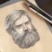 Portrait : Victoric. Drawing, Traditional illustration, Portrait Drawing, Pencil Drawing, Realistic Drawing, and Fine Arts project by Jehanne Pauline - 09.10.2021