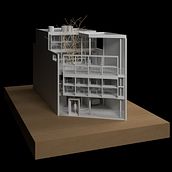 Recreación de la Casa Curuchet por Le Corbusier. Un projet de Illustration traditionnelle, Design , Architecture, Modélisation 3D , et Architecture numérique de Sharon Pulido Sánchez - 01.06.2020