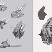 My project for course: Design and Modeling of a 3D Sci-Fi Ship. 3D, 3D Modeling, and 3D Design project by martin.fourny - 06.14.2022