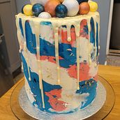 My project for course: Cake Design: Modern Decorating Techniques. Design, and DIY project by carolineclark33 - 06.14.2022
