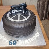 Bike lovers 60th Chocolate Cake.  project by carolineclark33 - 06.08.2022