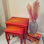My project for course: Upcycling Vintage Furniture with Painting Techniques. Arts, Crafts, Furniture Design, Making, Interior Design, Painting, DIY, Woodworking, Upc, cling, Decorative Painting, Furniture Restoration, Upc, and cling project by Vicki - 06.14.2022