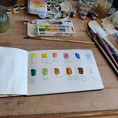 Mon projet du cours : Aquarelle florale créative : renouez avec la nature. Een project van Traditionele illustratie, Schilderij, Aquarelschilderen y  Botanische illustratie van aurore secretain - 14.06.2022
