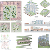Vivienda colectiva manzana 4. Architecture project by mariapauladelgadog - 06.15.2022
