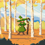 My project for course: Introduction to Character Design in Pixel Art. Character Design, Video Games, Pixel Art, and Game Design project by Paulina Gil - 06.15.2022