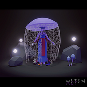 My project for course: Low Poly Character Modeling for Video Games Ein Projekt aus dem Bereich 3D, 3-D-Modellierung, Videospiele, Design von 3-D-Figuren, Design für Videospiele und Design von zosia_czarnik16 - 15.06.2022