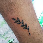 Mi proyecto del curso: Tatuaje botánico con puntillismo. Traditional illustration, Tattoo Design, and Botanical Illustration project by Julian Diaz - 06.16.2022