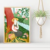 My project for course: Editorial Illustration of Characters in Gouache. Traditional illustration, Character Design, Drawing, Digital Illustration, and Gouache Painting project by mel_art - 06.15.2022