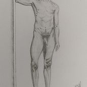 Mi proyecto del curso: Dibujo realista de la figura humana. Een project van Traditionele illustratie,  Beeldende kunst,  Schetsen, Tekening met potlood,  Tekening, Realistische tekening y Anatomisch tekenen van Yolanda - 16.06.2022
