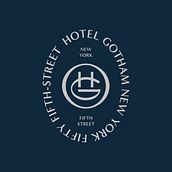 Hotel Gotham  - Brand identity design. Logo Design, Br, ing, Identit, and Art Direction project by Alex Aperios - 06.16.2022