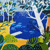 My project for course: Painting Nature with Acrylic: From Sketchbook to Canvas. Projekt z dziedziny Trad, c, jna ilustracja,  Malarstwo, Malarstwo akr, lowe i Sketchbook użytkownika sourcitron - 16.06.2022