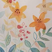 My project for course: Artistic Floral Watercolor: Connect with Nature. Projekt z dziedziny Trad, c, jna ilustracja,  Malarstwo, Malowanie akwarelą, R i sunek botaniczn użytkownika sourcitron - 17.06.2022