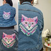 ¡¡Punto de cruz clásico o contemporáneo??. Embroider, DIY, Upc, cling, and Textile Design project by Paola Olaya - 06.17.2022