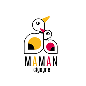 Maman Cigogne Baby Clothing Store Branding. Traditional illustration, Vector Illustration, and Digital Illustration project by Magda - 06.17.2022