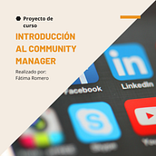Mi proyecto del curso: Introducción al community management. Redes sociais, Marketing digital, Marketing de conteúdo, Marketing para Facebook, e Marketing para Instagram projeto de Fátima Romero - 17.06.2022