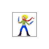Mi proyecto del curso: Introducción al diseño de personajes en pixel art: Elfa. Character Design, Video Games, Pixel Art, and Game Design project by Gabriel Chiriboga - 06.17.2022
