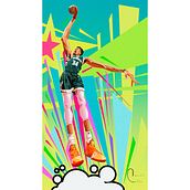 Antetokounmpo. Design, Traditional illustration, Fine Arts, Digital Illustration, and Poster Design project by Daniel Calle Brunet - 06.18.2022