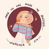 Happy girl. Un projet de Illustration traditionnelle de Athibha Aysha - 16.06.2022