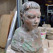 My project for course: Introduction to Clay Figurative Sculpture. Fine Arts, and Sculpture project by suther7 - 06.18.2022