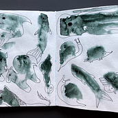 My project for course: Creative Watercolor Sketching for Beginners. Traditional illustration, Sketching, Creativit, Drawing, Watercolor Painting, and Sketchbook project by Ksenya Zhavoronkova - 06.19.2022