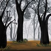 Mi proyecto del curso: Pintura de paisajes atmosféricos con gouache. Un projet de Illustration traditionnelle, Peinture , et Peinture gouache de Maria GrinnAis - 19.06.2022