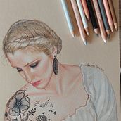 Il mio progetto del corso: Illustrazione con pastelli e matite colorate . % IRENE GAIBAZZI tarafından hazırlanan Geleneksel illüstras, on, Güzel sanatlar, Kalem Çizimi, Çizim, Portre Çizimi, Gerçekçi Çizim, Ve Sanatsal Çizim projesi - 06.19.2022