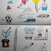 Mein Kursprojekt: Die Sketching Kunst: Transformiere Skizzen in Kunst. Traditional illustration, Pencil Drawing, Drawing, and Sketchbook project by Carmen Garcia - 06.19.2022