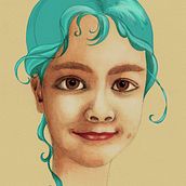 Mi proyecto del curso: Retrato ilustrado en acuarela. Traditional illustration, Fine Arts, Painting, Drawing, Watercolor Painting, Portrait Drawing, and Artistic Drawing project by yo_astra - 06.09.2022