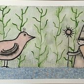 My project for course: Creative Sketchbooking: Explore and Play with Illustration. Un projet de Créativité, Dessin, Aquarelle, Carnet de croquis, Illustration à l'encre, Dessin aux cra , et ons de couleur de winniepooh72 - 20.06.2022