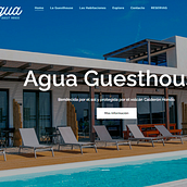 Agua Lajares. Projekt z dziedziny Design, Projektowanie graficzne, Web design, CSS i HTML użytkownika Santiago Biosca - 20.06.2022