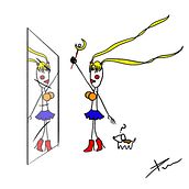Mirando atrás. Traditional illustration, Creativit, and Children's Illustration project by Paloma Ruiz Villena - 06.20.2022