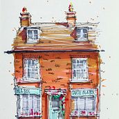 My project for course: Expressive Architectural Sketching with Colored Markers. Sketching, Drawing, Architectural Illustration, Sketchbook, Ink Illustration, and Traditional illustration project by Colin Palmer - 06.17.2022