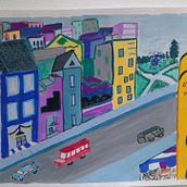 My project for course: Pictorial Sketchbook with Gouache. Traditional illustration, Sketching, Drawing, Architectural Illustration, Sketchbook, and Gouache Painting project by Marissa Magaz - 06.20.2022