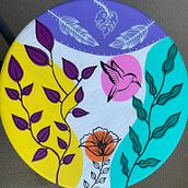 Meu projeto do curso: Pintura decorativa em móveis com tinta acrílica. Un projet de DIY, Menuiserie, Peinture décorative, Restauration et upc , et cling de meubles de Renata FS - 21.06.2022