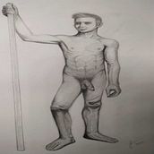 Meu projeto do curso: Desenho realista da figura humana. Traditional illustration, Fine Arts, Sketching, Pencil Drawing, Drawing, Realistic Drawing, and Figure Drawing project by Julio Barreto Maia Junior - 06.18.2022