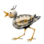 Bird desing. Ilustração tradicional projeto de David Ruiz - 21.06.2022
