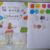 Meu projeto do curso: Sketchbook experimental: encontre seu estilo de desenho. Traditional illustration, Sketching, Creativit, Drawing, Watercolor Painting, Sketchbook, and Gouache Painting project by felicidade - 06.21.2022