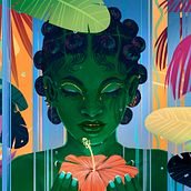 Tropical Trio . % Anastasia Magloire Williams tarafından hazırlanan Geleneksel illüstras, Ve on projesi - 06.21.2022