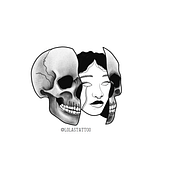 Meu projeto do curso: Desenho de tatuagem autoral com Procreate. Traditional illustration, Graphic Design, Drawing, Digital Illustration, Tattoo Design, and Digital Drawing project by Ágatha Araujo - 06.20.2022