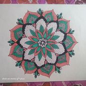 My project for course: The Art of Mandala Drawing: Create Geometric Patterns. Drawing & Ink Illustration project by anjalidhamagaye - 06.19.2022