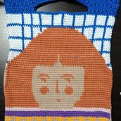 Mi proyecto del curso: Tapestry: técnica de crochet para dibujar con hilos. Accessor, Design, Pattern Design, Fiber Arts, DIY, Crochet, and Textile Design project by Rodolfo Augusto Ortiz Villalobos - 06.22.2022