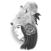 Mój projekt z kursu: Projektowanie i ilustrowanie tatuaży cyfrowych za pomocą programu Procreate. Traditional illustration, Graphic Design, Digital Illustration, Tattoo Design, and Digital Drawing project by Paulina Gulla - 06.21.2022