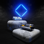 Zanotta-William Three Seater Sofa. Furniture Design, Making, ArchVIZ, Architectural Illustration, 3D Design, Digital Architecture, 3D Modeling, and 3D project by rival_arrival_3d - 06.15.2022