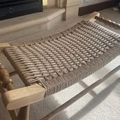 My project for course: Furniture Design: Introduction to Danish Cord Weaving. Artesanato, Design e fabricação de móveis, Design de interiores, Decoração de interiores, Tecido, Upc, e cling projeto de sophie_g - 14.06.2022
