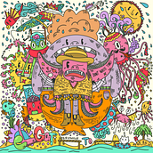 World Surf League. Un proyecto de Ilustración tradicional, Ilustración vectorial e Ilustración digital de Felipe Machado - 20.06.2022