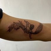 Mi proyecto del curso: Introducción al tatuaje de estilo etching. Un progetto di Design di tatuaggi di Alvaro Esquivel Fernandez - 05.07.2022