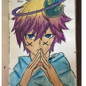 Xiao Miyazaki (My Oc). Traditional illustration project by Isla Wallis - 06.23.2022